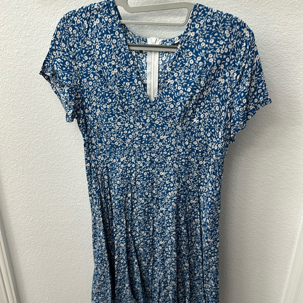 Shein Blue Flower Dress
